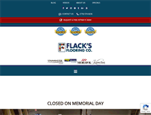 Tablet Screenshot of flacksflooring.com